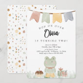 Bonjour Bebe Frans Pinguïn Neutraal Baby shower Kaart (Voorkant / Achterkant)