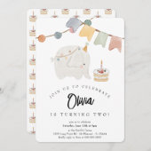 Bonjour Bebe Frans Pinguïn Neutraal Baby shower Kaart (Voorkant / Achterkant)