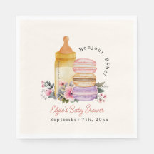 Bonjour Bébé Franse Macarons & Melk Baby shower