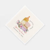 Bonjour Bébé Franse Macarons & Melk Baby shower Servet (Hoek)
