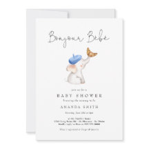 Bonjour Bebe Franse Olifant Jongens Baby Shower To