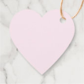 Bonjour Bebe Franse Patisserie Baby shower Roze Bedankjes Labels (Achterkant)