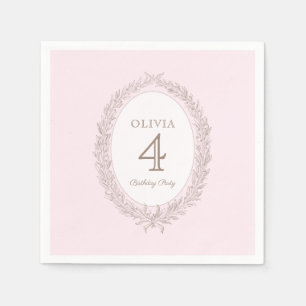 Bonjour Bebe Franse Patisserie Verjaardagsfeestje  Servet