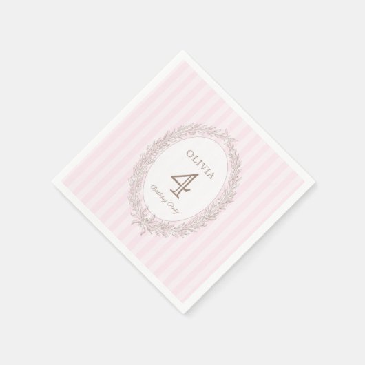 Bonjour Bebe Franse Patisserie Verjaardagsfeestje  Servet (Hoek)