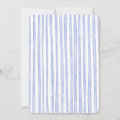 Bonjour Bebe French baby shower invitation Kaart (Achterkant)