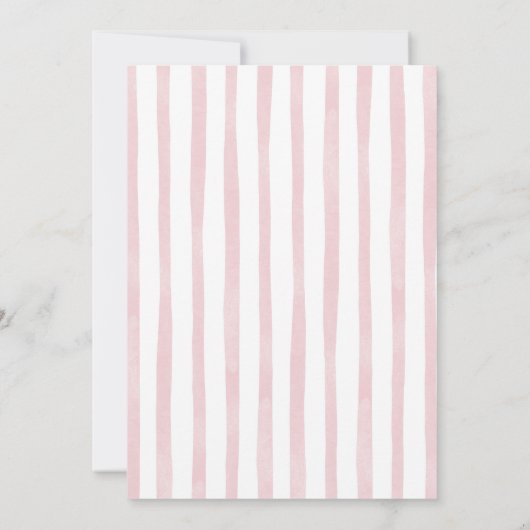 Bonjour Bebe French Baby shower Kaart (Achterkant)