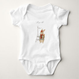 Bonjour Bebe French Rabbit Baby shower Romper