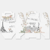 Bonjour Bebe Genderneutraal Baby shower Bedankdoosjes (Ongevouwen)