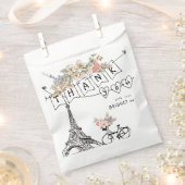 Bonjour Bebe Genderneutraal Baby shower Bedankzakje (Geknipt)