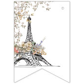 Bonjour Bebe Genderneutraal Baby shower Vlaggetjes (Derde vlag)