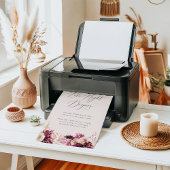 Bonjour Bébé Late Night Diapers Baby Shower Sign Poster