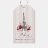 Bonjour Bébé Paris Baby shower Favoriet Cadeaulabel (Voorkant)