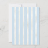 Bonjour Bebe Paris Boy Clothesline Baby shower Kaart (Achterkant)