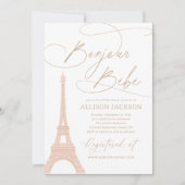 Bonjour Bebe Paris Frans Baby shower Kaart (Voorkant)