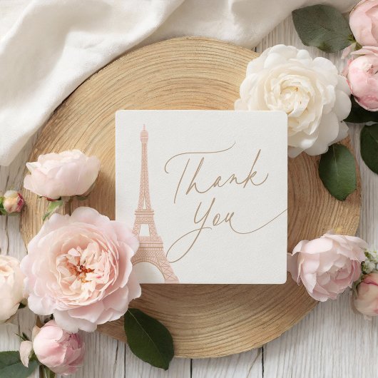 Bonjour Bebe Paris Frans Baby shower Vierkante Sticker