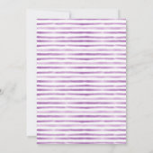 Bonjour Bebe Paris Frans Stripe Baby shower Kaart (Achterkant)