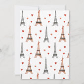 Bonjour Bébé Paris Genderneutrale chique Baby show Kaart (Achterkant)