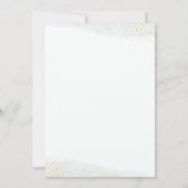 Bonjour Bébé Paris Parisian French Baby shower Kaart (Achterkant)