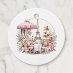 Bonjour Bébé Parisian Café Baby Shower Bedankjes Labels