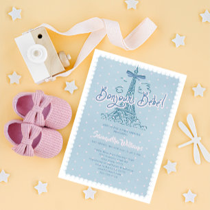 Bonjour Bébé Parisian Denim Blauwe Spijkerbroek Ba Kaart