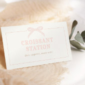 Bonjour Bébé Pink Paris Eiffel Baby Shower Plaatskaartje