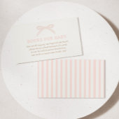 Bonjour Bébé Pink Paris Eiffel Books for Baby Informatiekaartje