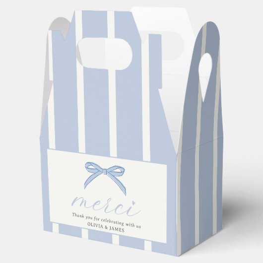 Bonjour Bébé Pink Paris Eiffeltoren Baby shower Bedankdoosjes (Geopend)