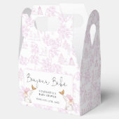 Bonjour Bebe Romantic French Girl Baby shower Bedankdoosjes (Geopend)