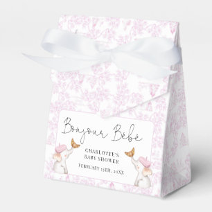 Bonjour Bebe Romantic French Girl Baby shower Bedankdoosjes