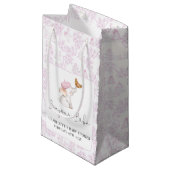 Bonjour Bebe Romantic French Girl Baby shower Klein Cadeauzakje (Voorkant Gekanteld)
