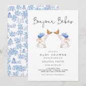 Bonjour Bébés Frans Olifant Jongen Douchetoilet Kaart (Voorkant / Achterkant)