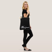Bonjour Black Canvas tas (Op model)