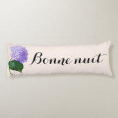 Bonjour Bonne Nuit Roze Hydrangea Body Pillow Lichaamskussen (Achterkant)