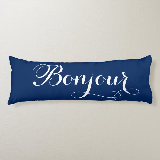 Bonjour Bonsoir Body Pillow Lichaamskussen (Voorkant)