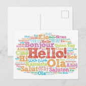 Bonjour Briefkaart (Voorkant / Achterkant)