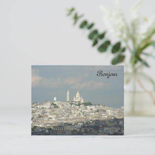 Bonjour Briefkaart (Staand voorkant)