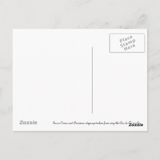 Bonjour Briefkaart (Achterkant)