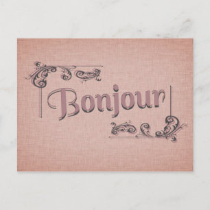 Bonjour Briefkaart