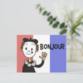 Bonjour Briefkaart (Staand voorkant)