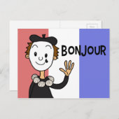 Bonjour Briefkaart (Voorkant / Achterkant)