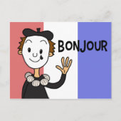 Bonjour Briefkaart (Voorkant)