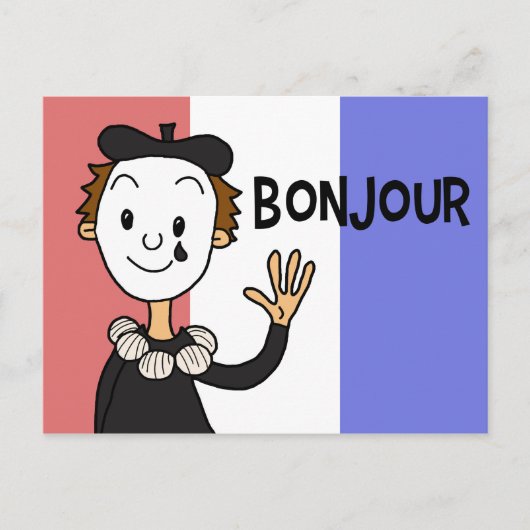 Bonjour Briefkaart (Voorkant)