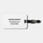 Bonjour. Citaat | Met Arc de Triomphe Bagagelabel (Achterkant horizontaal)