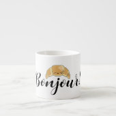 Bonjour Croissant franse banketbakkerij Espresso Kop (Voorkant)
