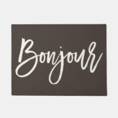 Bonjour Custom Color Welcome Mat (Voorkant)