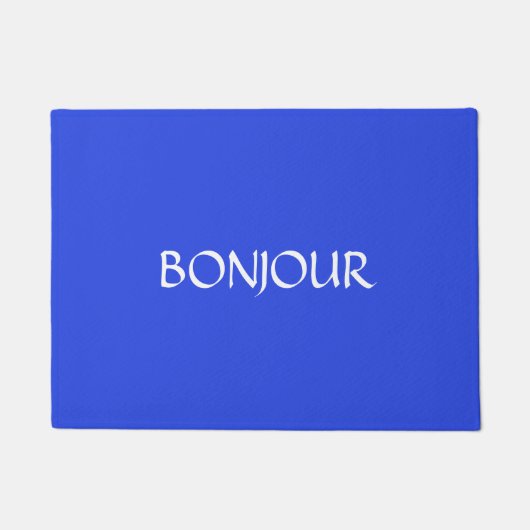 Bonjour Custom Welcome Mat French (Voorkant)