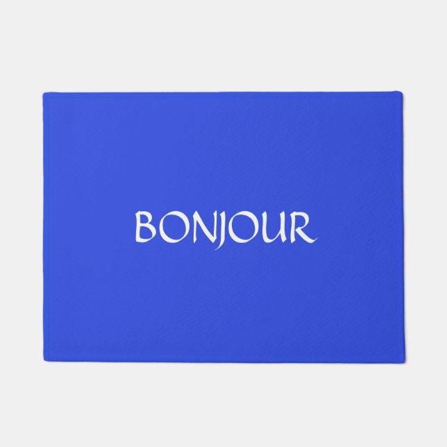 Bonjour Custom Welcome Mat French (Voorkant)