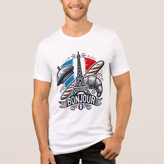 Bonjour France T-shirt (Voorkant)