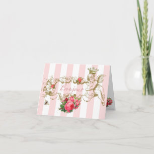 Bonjour, Franse geïnspireerde Note Kaart