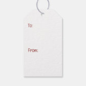 Bonjour French Bulldogs Cadeaulabel (Achterkant)